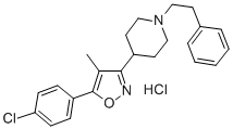 CAS#: 156337-32-5， 4-[5-(4-Chlorophenyl)-4-Methyl-1,2-Oxazol-3-Yl]-1-(2-Phenylethyl)Piperidine