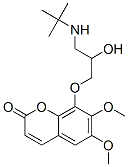 CAS#: 158142-98-4， 8-[3-(Tert-Butylamino)-2-Hydroxypropoxy]-6,7-Dimethoxychromen-2-One
