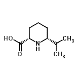 CAS#: 158221-69-3， (2S,6R)-6-Isopropyl-2-Piperidinecarboxylic Acid