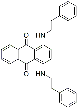 CAS#: 15830-97-4， 1,4-Bis[(2-Phenylethyl)Amino]Anthraquinone