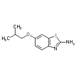 CAS 登录号：15850-84-7， 6-异丁氧基-1,3-苯并噻唑-2-胺
