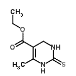 CAS#: 159582-41-9， Ethyl 6-Methyl-2-Thioxo-1,2,3,4-Tetrahydro-5-Pyrimidinecarboxylate