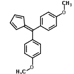 CAS#: 15972-55-1， 1,1'-(2,4-Cyclopentadien-1-Ylidenemethylene)Bis(4-Methoxybenzene)