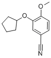 结构式 CAS# 159783-16-1, 3-(环戊基氧基)-4-甲氧基-苯甲腈