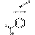 CAS 登录号：15980-11-7， 3-[(3-羧基苯基)磺酰基]-1,2-三氮杂二烯-2-鎓-1-I去