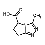 CAS#: 160205-15-2， 3-Methyl-6,7-Dihydro-5H-Pyrrolo[2,1-c][1,2,4]Triazole-5-Carboxylic Acid