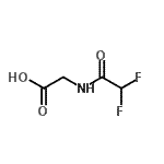 CAS#: 160845-43-2， N-(Difluoroacetyl)Glycine
