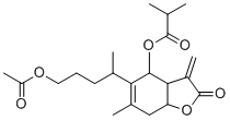 CAS#: 1613152-34-3， 1-O-Acetyl-6-O-isobutyrylbritannilactone