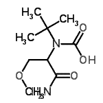 CAS 登录号：161561-84-8， N<sup>2</sup>-羧基-O-甲基-N<sup>2</sup>-(2-甲基-2-丙基)丝氨酰胺
