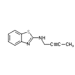 CAS 登录号：161765-65-7， N-(2-丁炔-1-基)-1,3-苯并噻唑-2-胺
