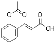 CAS 登录号：16189-10-9， (2E)-3-(2-乙酰氧基苯基)丙烯酸