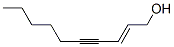 CAS 登录号：16195-87-2， (E)-2-癸烯-4-炔-1-醇