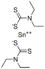CAS 登录号：16248-90-1， 二(二乙基二硫代氨基甲酸)锡(II)盐