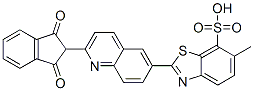 CAS 登录号：16249-86-8， 2-[2-(2,3-二氢-1,3-二氧代-1H-茚-2-基)-6-喹啉基]-6-甲基苯并噻唑-7-磺酸
