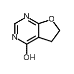 CAS 登录号：16285-50-0， 5,6-二氢呋喃并[2,3-d]嘧啶-4-醇