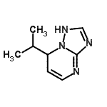 CAS 登录号：163078-94-2， 7-异丙基-1,7-二氢[1,2,4]三唑并[1,5-a]嘧啶