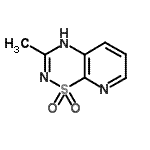 CAS#: 163136-67-2， 3-Methyl-4H-Pyrido[3,2-e][1,2,4]Thiadiazine 1,1-Dioxide