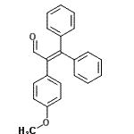 CAS 登录号：16384-67-1， 2-(4-甲氧基苯基)-3,3-二苯基丙烯醛