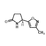 CAS#: 163849-08-9， (5S)-5-(3-Methyl-1,2-Oxazol-5-Yl)-2-Pyrrolidinone