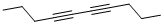 structure of CAS# 16387-71-6, 4,6-Decadiyne;Sbb008875;4,6-Decadiyne