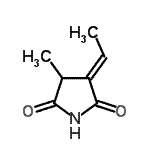 CAS#: 16395-79-2， (3E)-3-Ethylidene-4-Methyl-Pyrrolidine-2,5-Dione