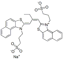 CAS#: 16470-45-4， Anhydro-4,5,4',5'-dibenzo-9-ethyl-3,3'-bis(gamma-sulfopropyl)-2,2'-thiacarbocyanine hydroxide sodium salt
