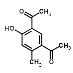 CAS 登录号：16475-85-7， 1,1'-(4-羟基-6-甲基-1,3-亚苯基)二乙酮
