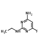 CAS#: 165258-69-5， N<Sup>2</Sup>-Ethyl-6-Fluoro-2,4-Pyrimidinediamine