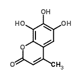 CAS#: 16574-14-4， 6,7,8-Trihydroxy-4-Methyl-2H-Chromen-2-One
