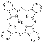 结构式 CAS# 1661-03-6, 酞菁镁
