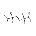 结构式 CAS# 16617-00-8, 1,1,2,2-四氟-3-(1,1,2,2-四氟乙氧基)丙烷