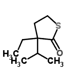 CAS#: 166265-18-5， 3-Ethyl-3-Isopropyldihydro-2(3H)-Thiophenone