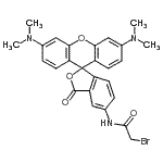 CAS#: 166442-38-2， N-[3',6'-Bis(Dimethylamino)-3-Oxo-3H-Spiro[2-Benzofuran-1,9'-Xanthen]-5-Yl]-2-Bromoacetamide