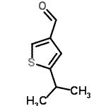 CAS#: 166591-47-5， 5-Isopropyl-3-Thiophenecarbaldehyde