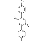 CAS#: 16688-88-3， 2,5-Bis(4-Hydroxyphenyl)-1,4-Benzoquinone