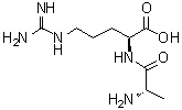 CAS 登录号：16709-12-9， H-丙氨酰-精氨酸