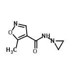 CAS#: 167538-50-3， N-(1-Aziridinyl)-5-Methyl-1,2-Oxazole-4-Carboxamide