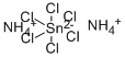 结构式 CAS# 16960-53-5, 铵六氯锡酸盐(IV)