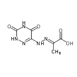 CAS#: 169697-17-0， (2E)-2-[(3,5-Dioxo-2,3,4,5-Tetrahydro-1,2,4-Triazin-6-Yl)Hydrazono]Propanoic Acid