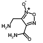 CAS#: 170149-38-9， 4-(Aminomethyl)-1,2,5-Oxadiazole-3-Carboxamide 5-Oxide