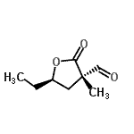 CAS#: 170501-57-2， (3S,5R)-5-Ethyl-3-Methyl-2-Oxotetrahydro-3-Furancarbaldehyde