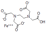 CAS#: 17099-81-9， Hydrogen ((ethylenedinitrilo)tetraacetato)ferrate(III)