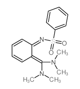 CAS 登录号：17173-08-9， (NE)-N-[6-[二(二甲基氨基)亚甲基]-1-环己-2,4-二烯亚基]苯磺酰胺