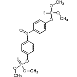 CAS 登录号：17210-55-8， O,O,O',O'-四甲基O,O'-(亚磺酰二-4,1-亚苯基)二(硫代磷酸酯)