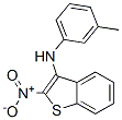 CAS#: 172914-28-2， N-(3-Methylphenyl)-2-Nitro-1-Benzothiophen-3-Amine