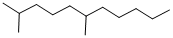 structure of CAS# 17301-23-4, 2,6-Dimethylundecane;Undecane, 2,6-Dimethyl-
