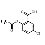 CAS#: 1734-62-9， 2-Acetoxy-5-Chlorobenzoic Acid