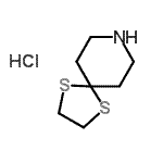 CAS#: 17385-20-5， 1,4-Dithia-8-Azaspiro[4.5]Decane Hydrochloride (1:1)