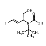 CAS#: 174075-48-0， [(3E)-4-Fluoro-1-Hydroxy-3-Buten-2-Yl](2-Methyl-2-Propanyl)Carbamic Acid