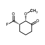 CAS#: 174709-89-8， (1S,2S)-2-Methoxy-3-Oxocyclohexanecarbonyl Fluoride